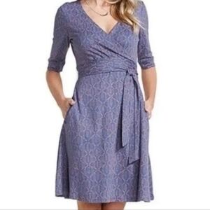 Toad&Co Blue Midi Dress
